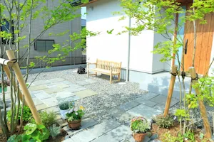 整えられた美しい庭